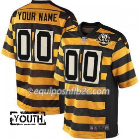 Camiseta Niño NFL Pittsburgh Steelers Personalizar Amarillo Negro
